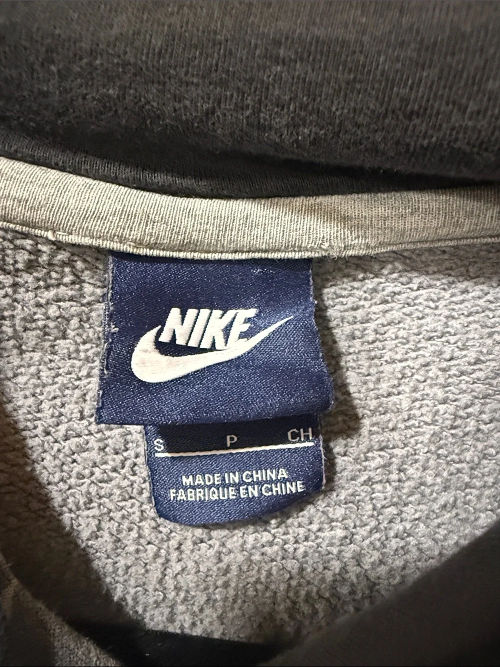 Nike Men’s Gray Camo Pullover Hoodie
